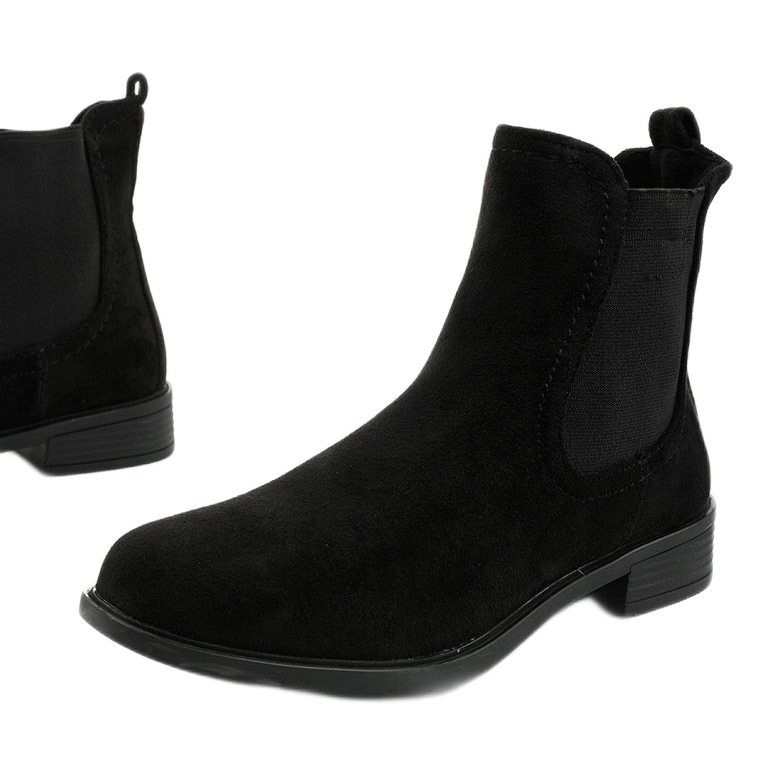 Stivali neri slip-on di Aveley nero 1