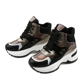 Sneakers slip-on Gianna nere nero multicolore 2