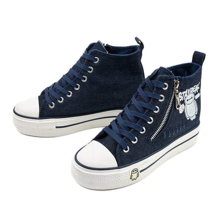 Sneaker stringate blu Lynnhurst blu navy 2