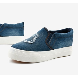 Cherilena sneakers jeans blu navy blu 1