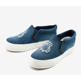 Cherilena sneakers jeans blu navy blu 2