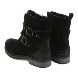 American Club Stivaletti americani in camoscio nero 3