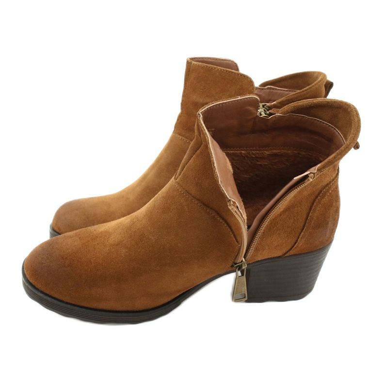 Camel American Club SH07 stivali cammello marrone 5