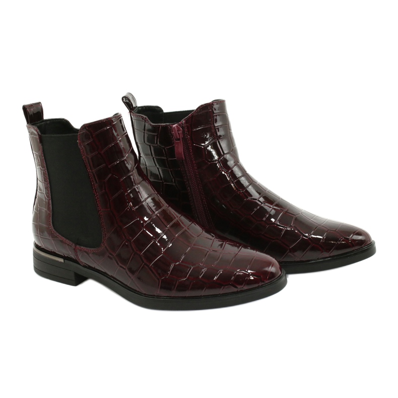 Stivali Jodhpur Filippo DBT1568 / 20 BG rosso 4