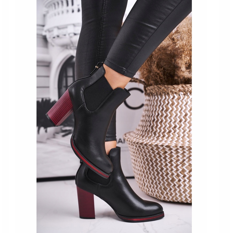 Stivali Donna Con Tacco Alto Sergio Leone Nero BT538 1