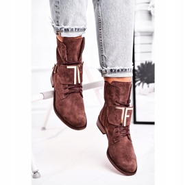 Stivali Donna Nicole Suede Marrone 2591 1