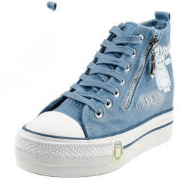 Sneaker stringate blu Lynnhurst 1