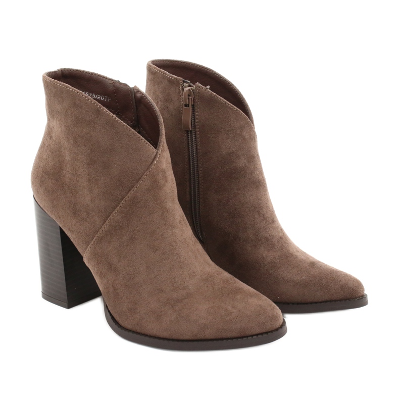 Stivali sul palo Taupe Filippo DBT1575 / 21 TP marrone 4