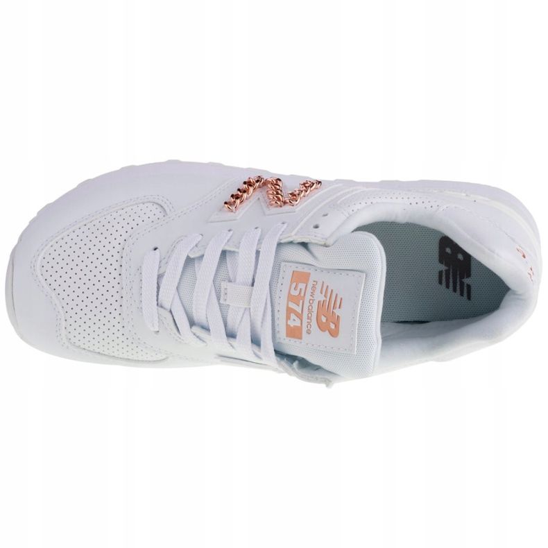 Mikasa Scarpe New Balance W WL574HNE bianco 2