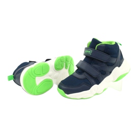 Scarpe per bambini Befado 516Y049 blu navy verde 3