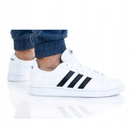 Scarpe Adidas Grand Court Base M EE7904 bianca nero 4