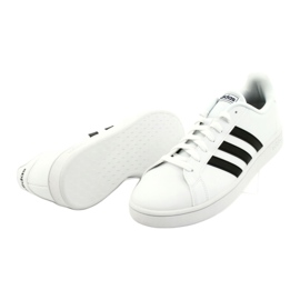 Scarpe Adidas Grand Court Base M EE7904 bianca nero 2