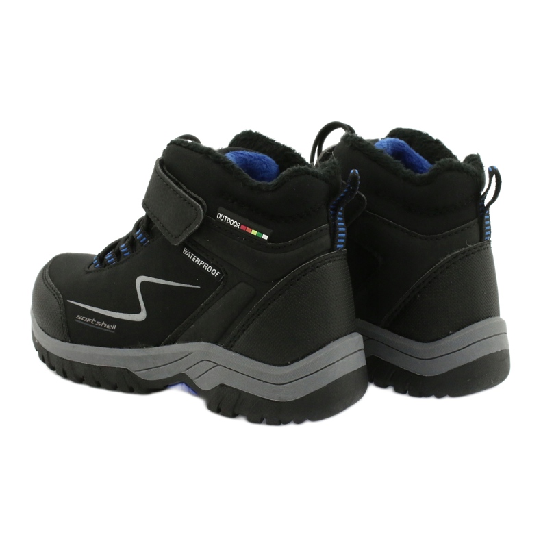 Stivali sportivi soft-shell con membrana American Club HL38 / 20 nero blu 4