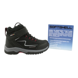 Stivali sportivi soft-shell con membrana American Club HL38 / 20 nero rosso 5