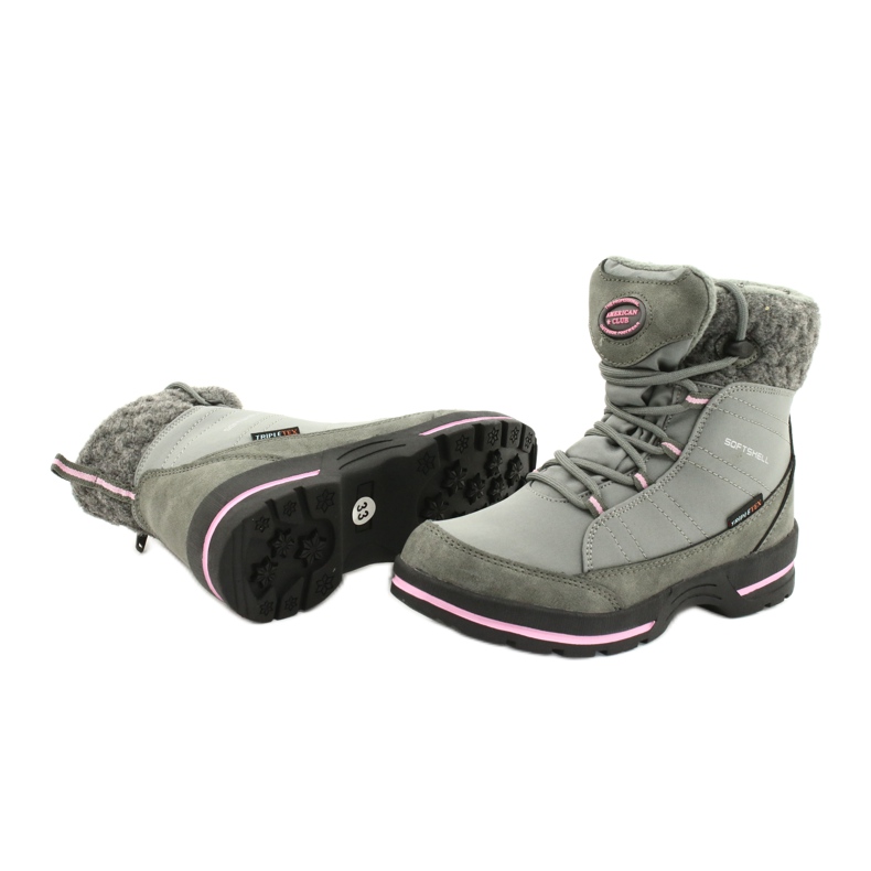 American Club Stivali Softhell con membrana SN03 / 20 rosa grigio 3