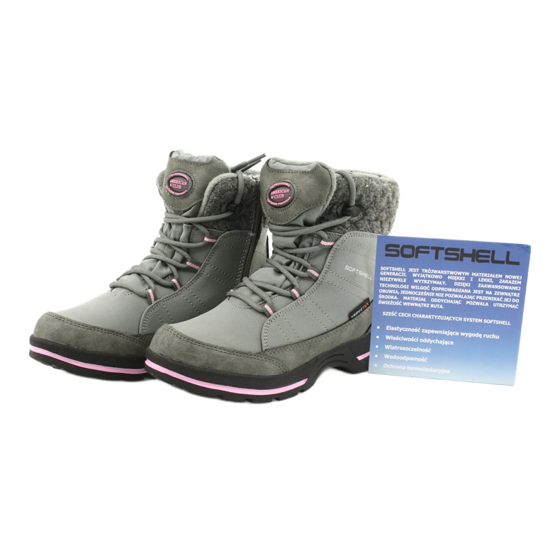 American Club Stivali Softhell con membrana SN03 / 20 rosa grigio 4