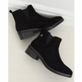 Stivaletti Chelsea neri da donna 8B978 Black nero 1