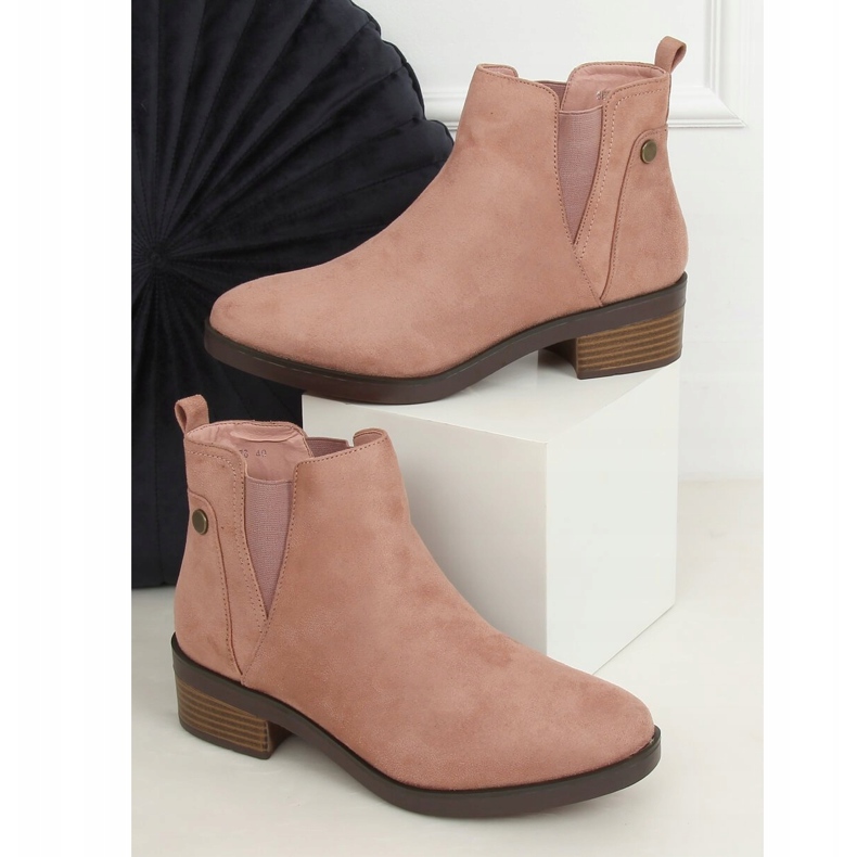Stivaletti Chelsea rosa da donna 8B978 Pink 1