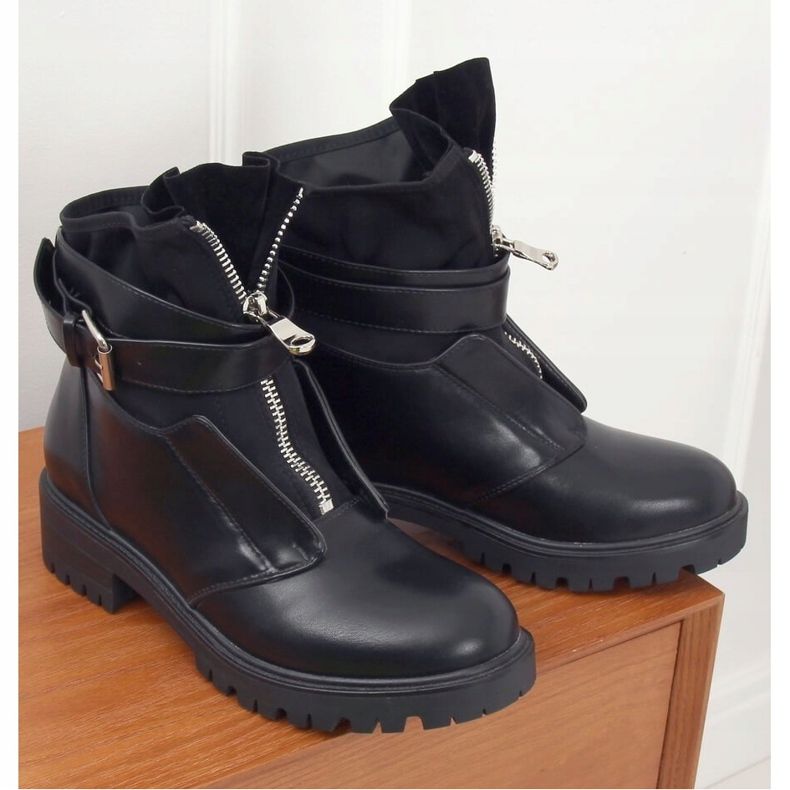 Stivali militari neri NC1038 Black nero 1
