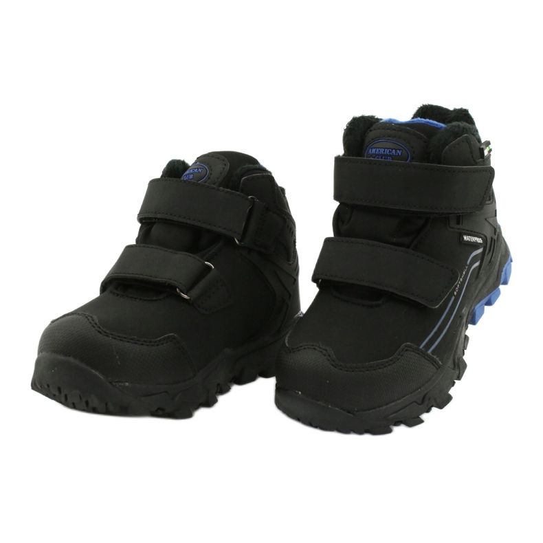 American Club Stivali softshell con membrana nero blu 2