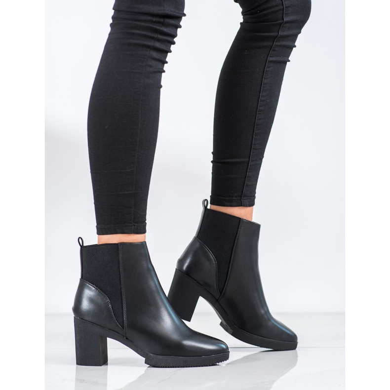 Kylie Stivali in ecopelle nero 1