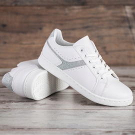 SHELOVET Scarpe sportive alla moda bianca 1