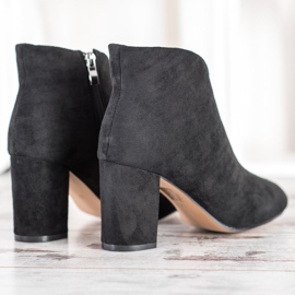 SHELOVET Stivali in camoscio nero 1