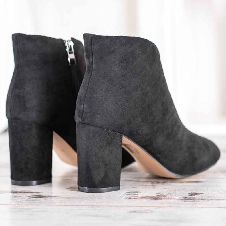 SHELOVET Stivali in camoscio nero 1