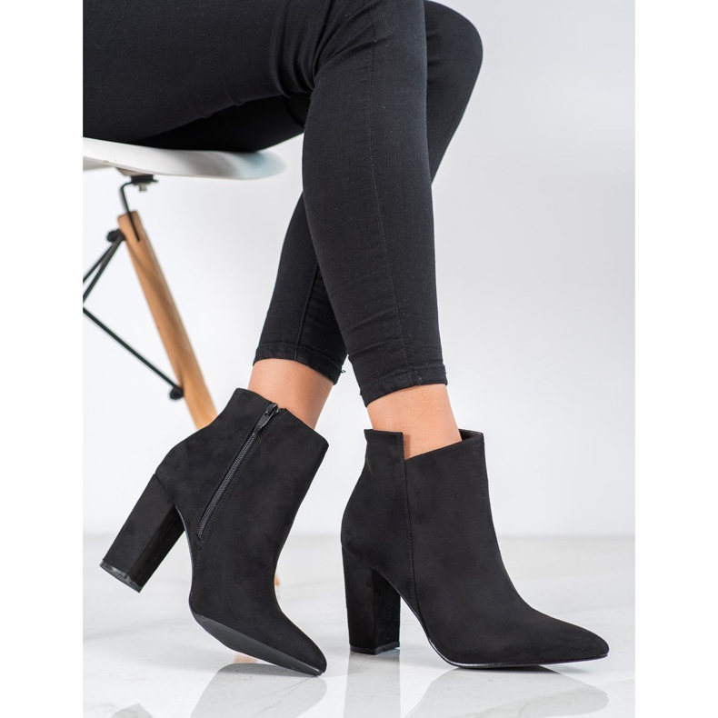 SHELOVET Stivali alla moda in Spitz nero 2