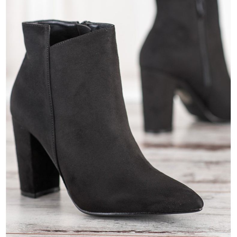 SHELOVET Stivali alla moda in Spitz nero 1