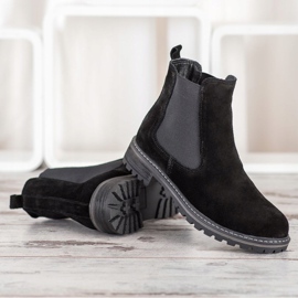 Filippo Stivaletti Chelsea in pelle nero 2