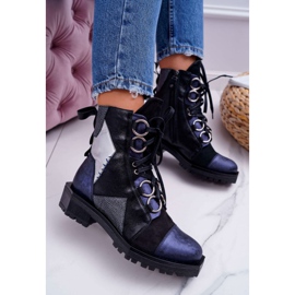 Stivali Donna Pelle Maciejka Blu Navy 04184-17/00-3 1