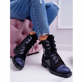 Stivali Donna Pelle Maciejka Blu Navy 04184-17/00-3 2