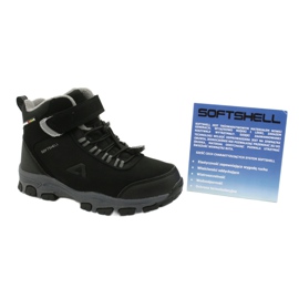 American Club Stivali softshell americani stivali invernali con membrana nero grigio 5