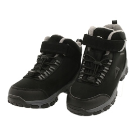 American Club Stivali softshell americani stivali invernali con membrana nero grigio 2