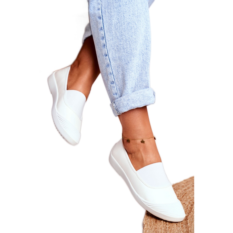 LU BOO Sneakers Slip On Sneakers Slip-on Bianco Justy 2