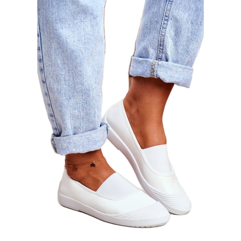 LU BOO Sneakers Slip On Sneakers Slip-on Bianco Justy 1
