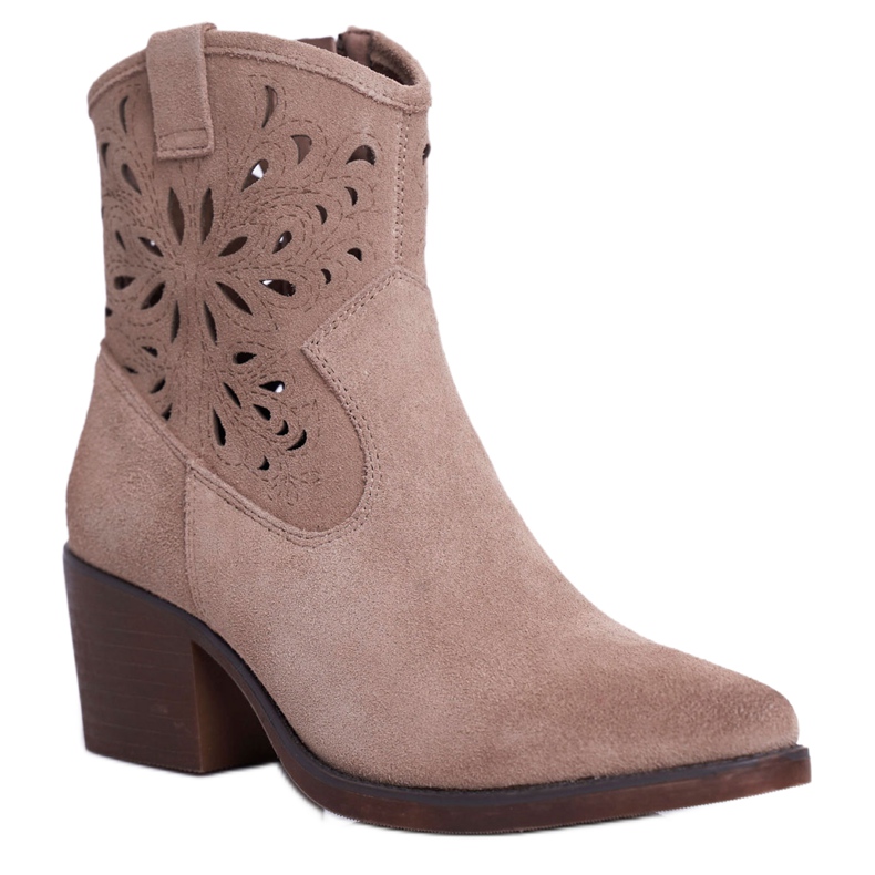 S.Barski Stivali Donna Pelle Beige Barski 12622-20 3