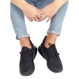 Nero HY104 Scarpe sportive nere 1