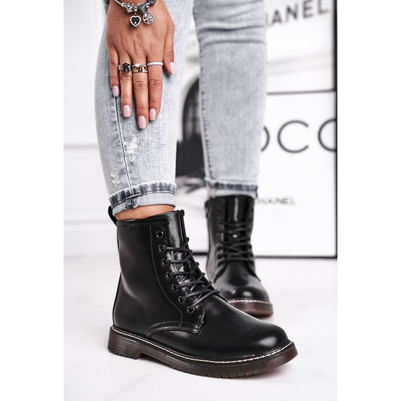 EVE Stivali neri Marita Trappers da donna Glany nero 2