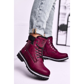 EVE Stivali da donna Borgogna Grunders rosso multicolore 1