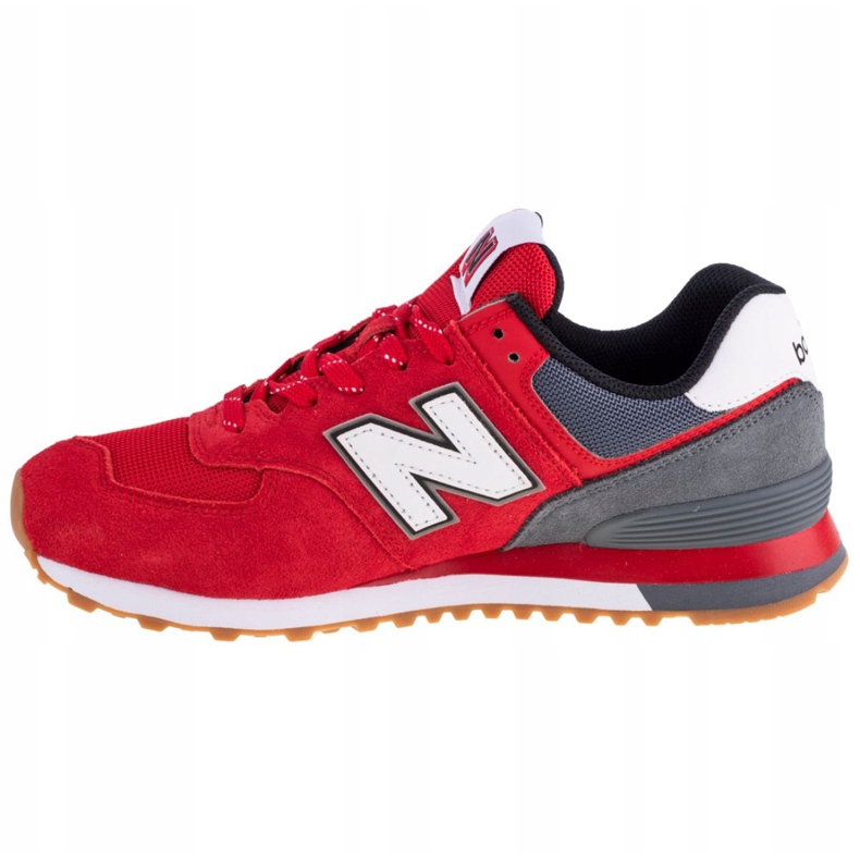 Scarpe New Balance M ML574SKD bianca rosso multicolore 1