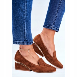 Scarpe brogue da donna Exquisite Brown 1205 marrone 2