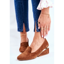 Scarpe brogue da donna Exquisite Brown 1205 marrone 1