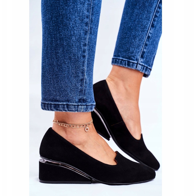 Scarpe brogue da donna Exquisite Black 1205 nero 1
