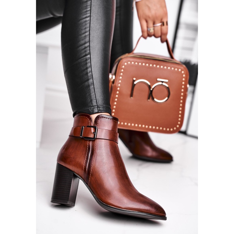 Stivali Donna Con Tacco Alto Sergio Leone Marrone BT509 1
