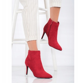 Sweet Shoes Stivali sexy in pelle scamosciata rosso 1