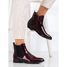 Filippo Stivaletti Chelsea laccati rosso 1