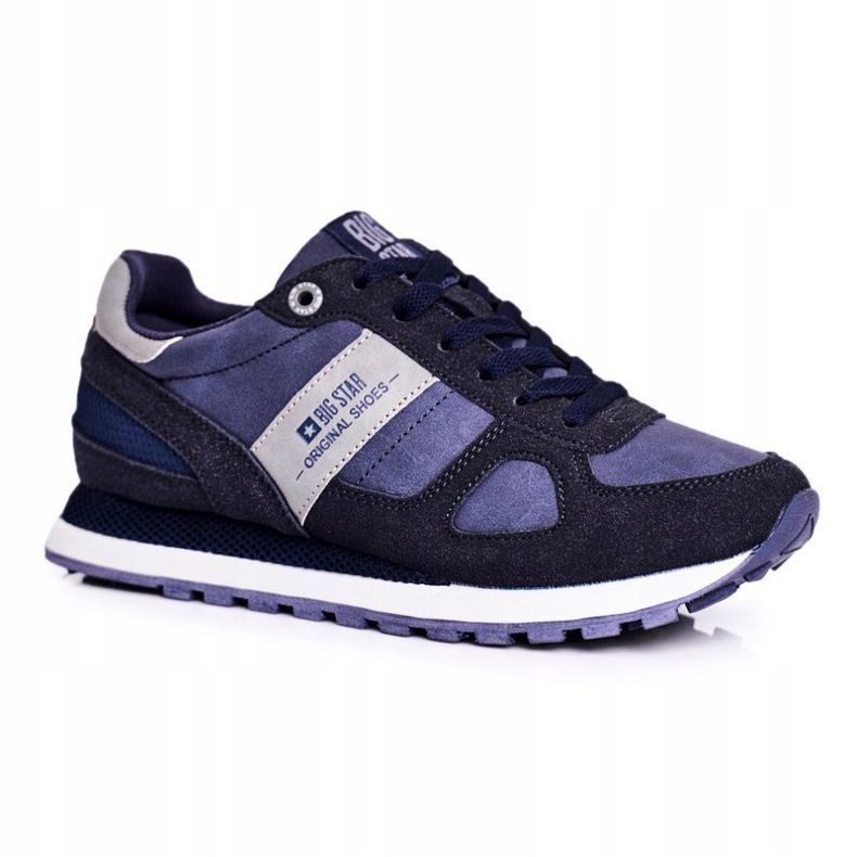 Scarpe Sportive da donna Sneakers Big Star Navy Blue GG274676 blu navy grigio 1