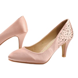 Décolleté rosa su spilla con zirconi MJ1440 1